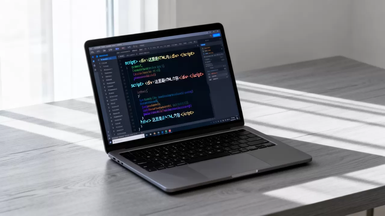 html写在script块里是什么意思？script标签内写html