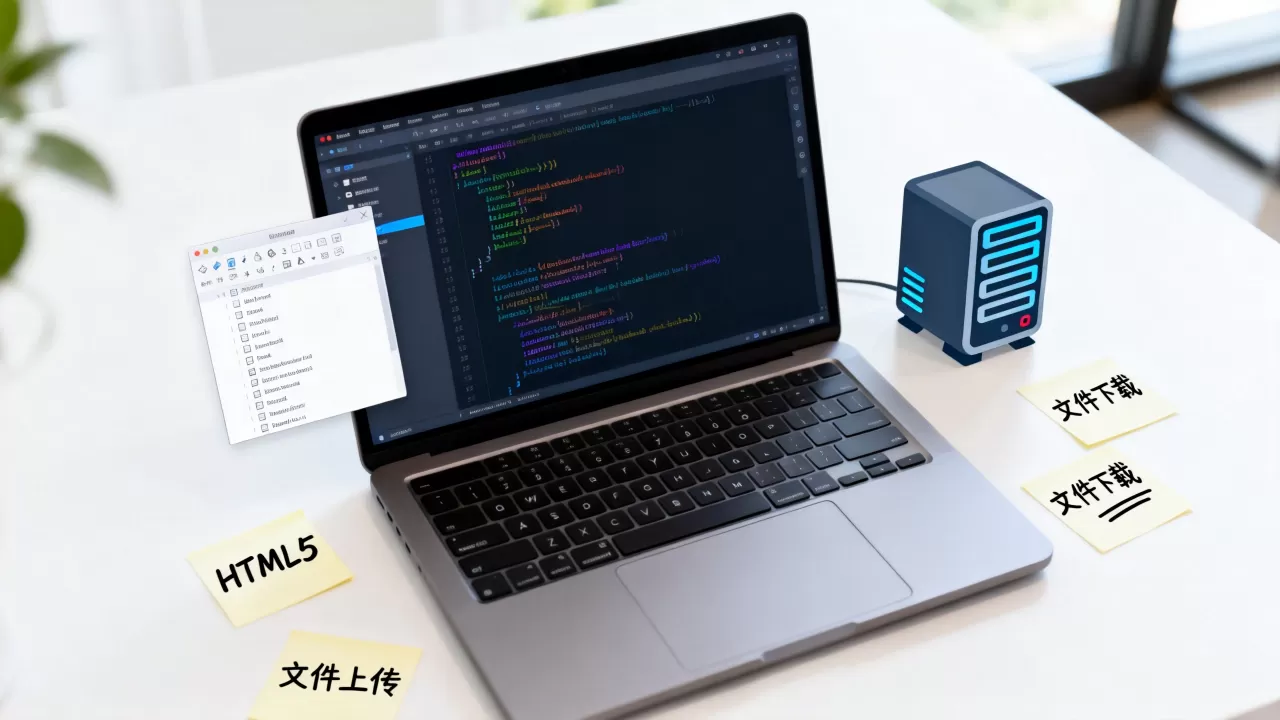 HTML5如何读写服务器文件?前端实现文件上传下载教程 HTML5如何读写服务器文件?前端实现文件上传下载教程
