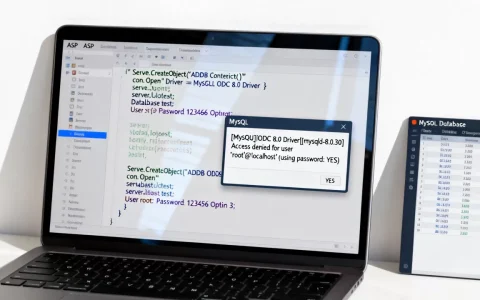 ASP如何引用MySQL数据库？ASP连接MySQL数据库报错怎么解决