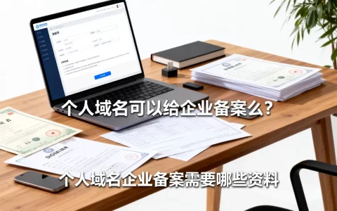 个人域名可以给企业备案么？个人域名企业备案需要哪些资料