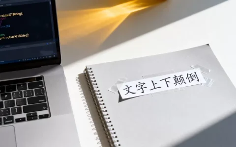 HTML文字倒置怎么实现？css实现文字上下颠倒