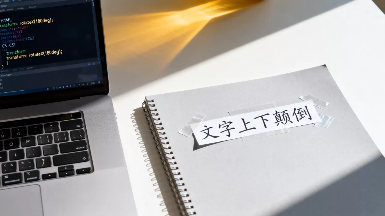 HTML文字倒置怎么实现?css实现文字上下颠倒 HTML文字倒置怎么实现?css实现文字上下颠倒