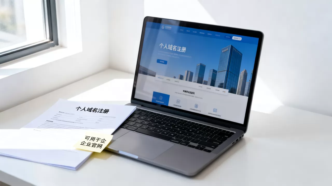 个人域名可以用于企业吗，个人域名注册企业官网