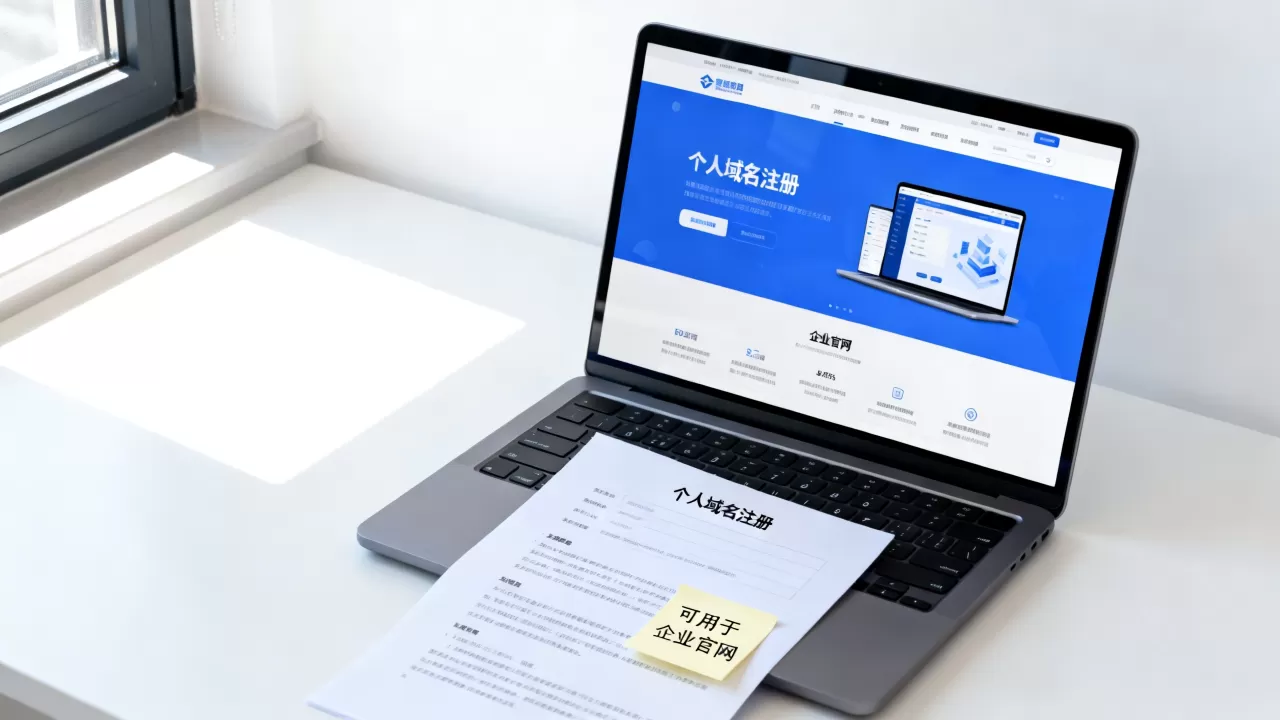 个人域名可以用于企业吗，个人域名注册企业官网