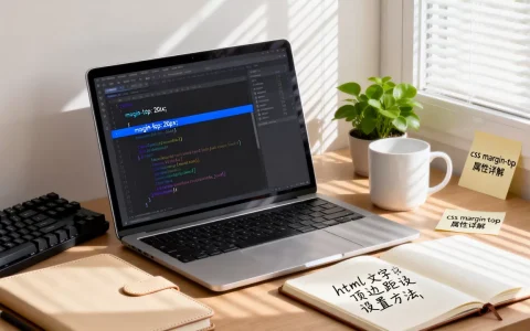 html文字顶边距怎么设置？css margin-top怎么设置