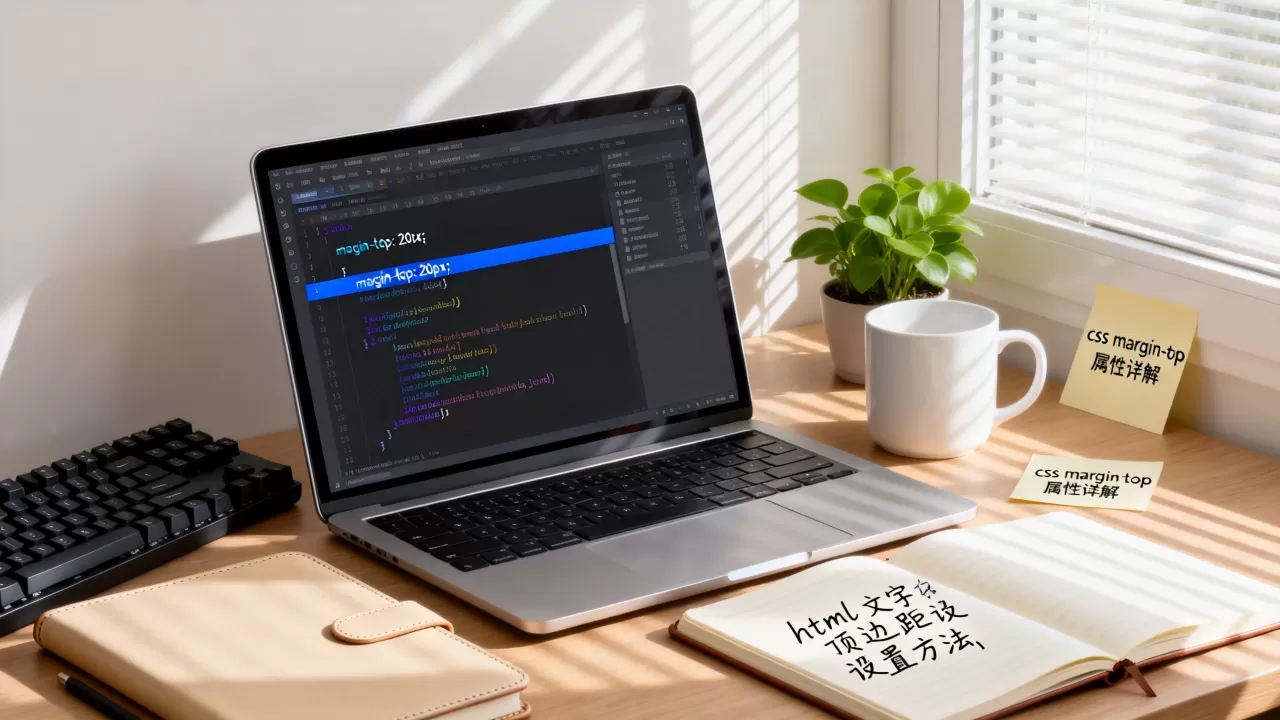 html文字顶边距怎么设置？css margin-top怎么设置