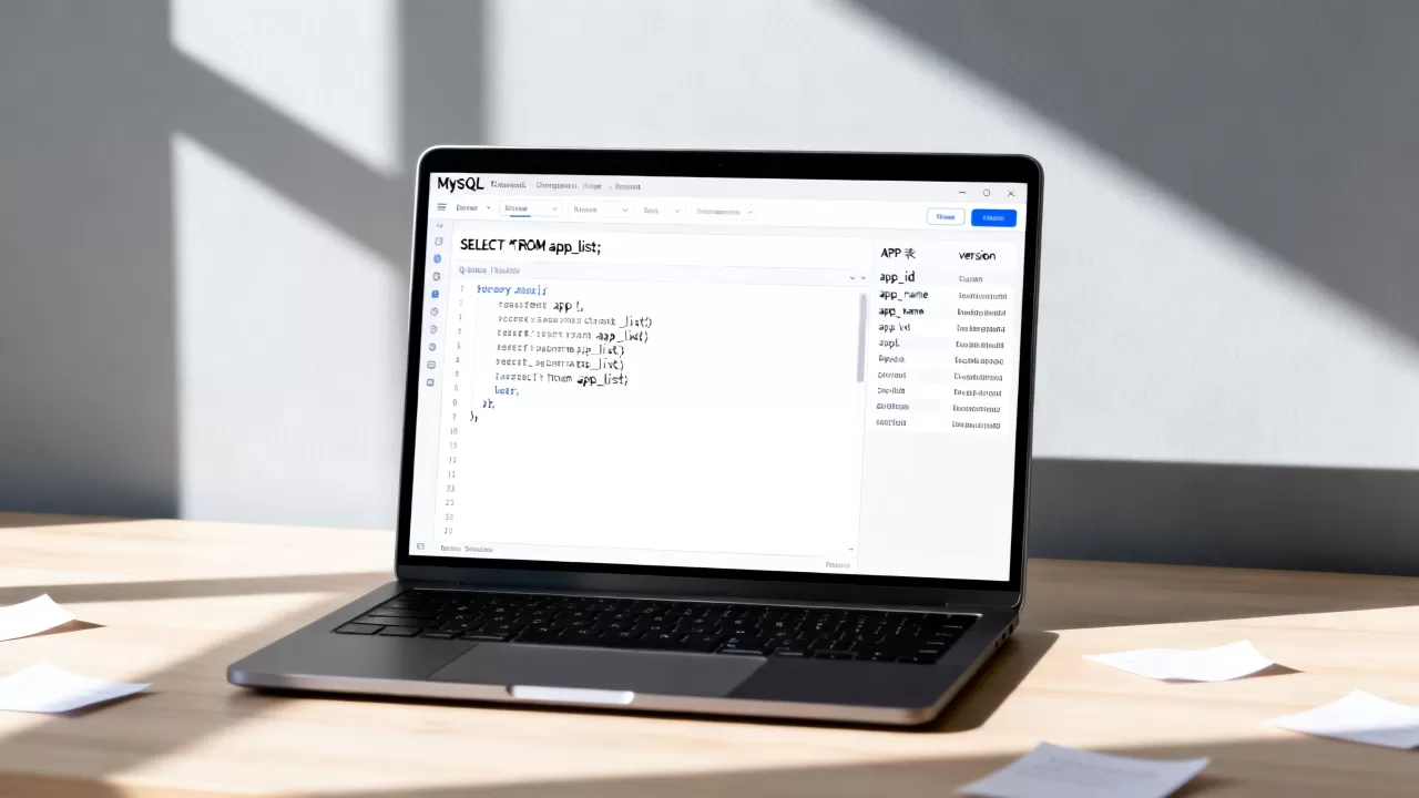 如何查询APP列表?mysql数据库查询方法 如何查询APP列表?mysql数据库查询方法