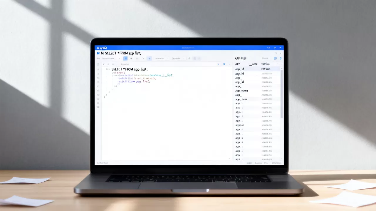 如何查询APP列表?mysql数据库查询方法 如何查询APP列表?mysql数据库查询方法