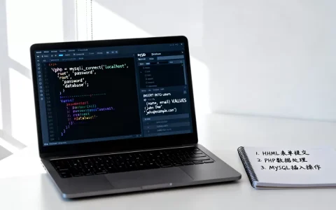 HTML如何写入SQL数据库？php向mysql插入数据