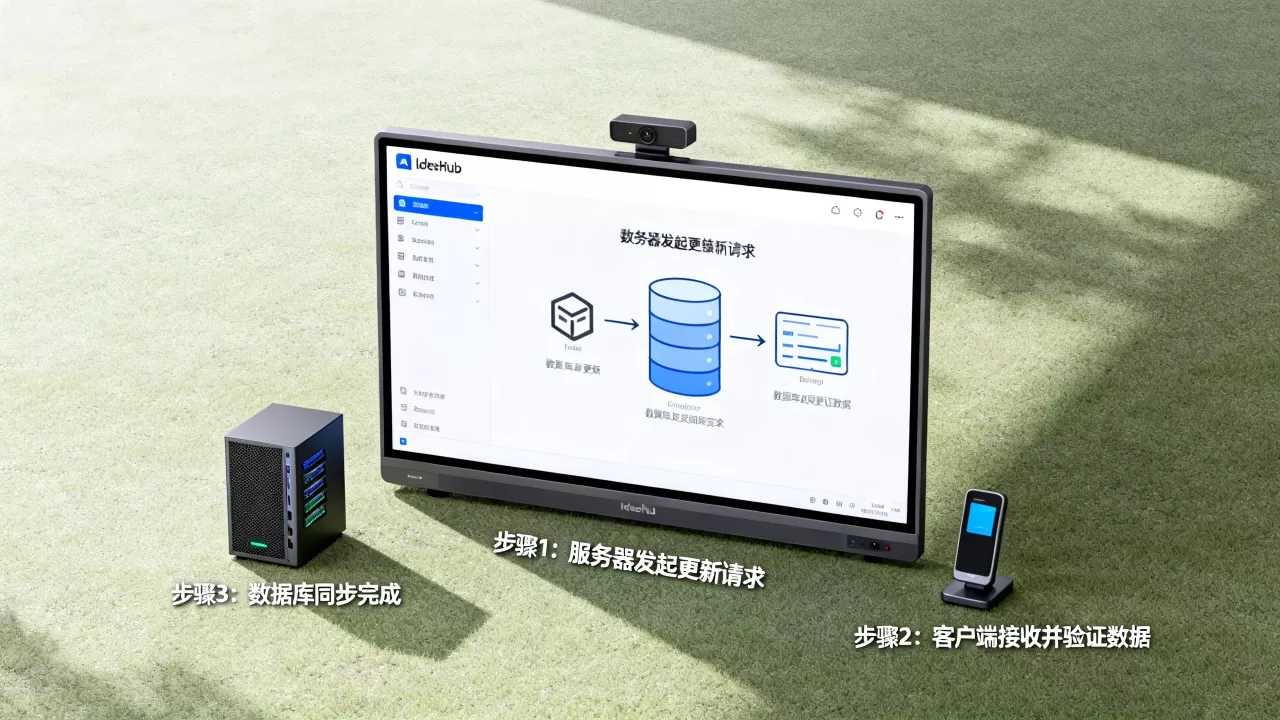安卓服务器如何向客户端更新数据库？IdeaHub Board设备安卓设置