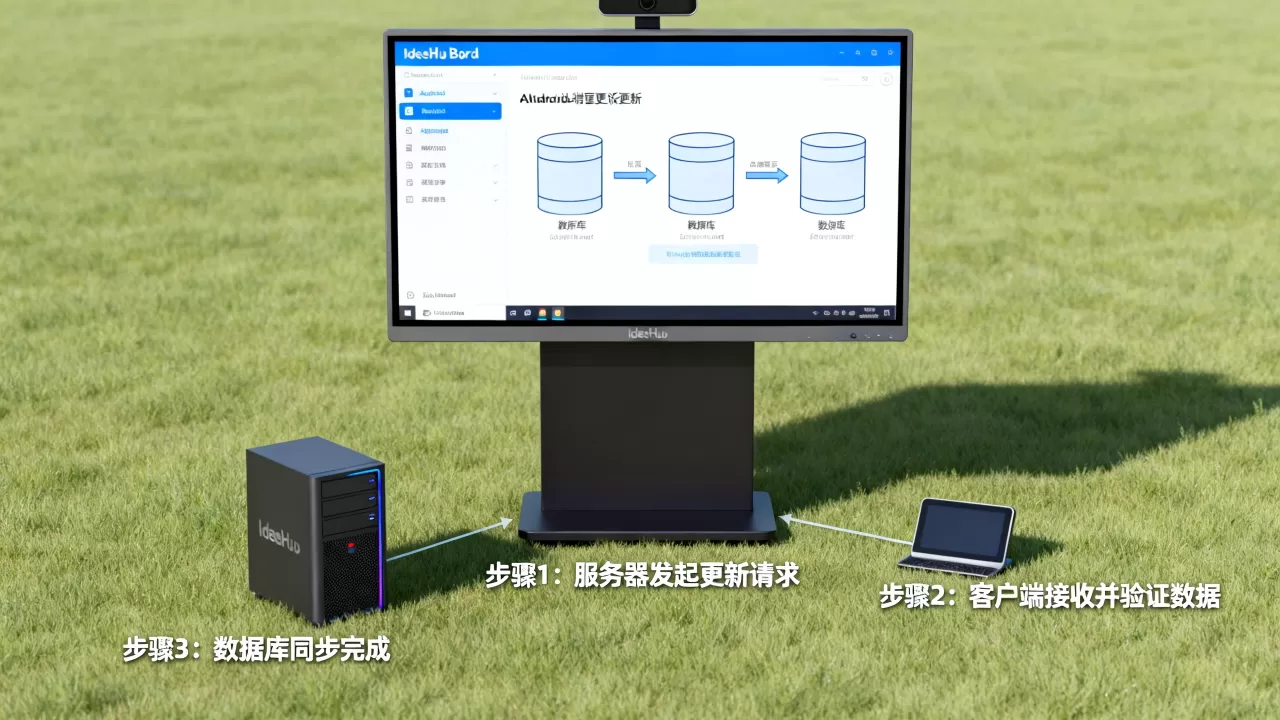 安卓服务器如何向客户端更新数据库？IdeaHub Board设备安卓设置