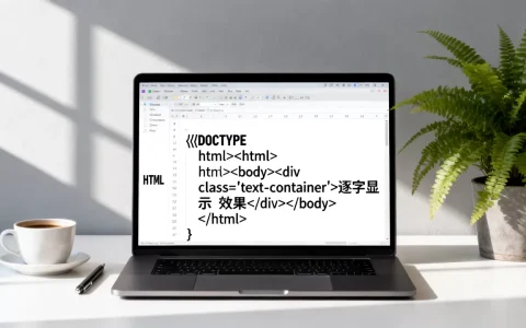 HTML动态出现字体怎么做？如何实现文字逐字显示效果