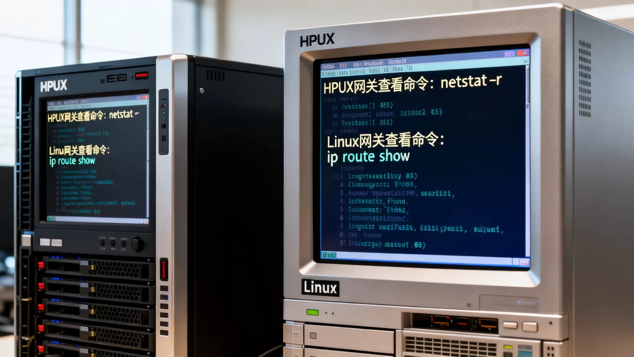HPUX服务器怎么查看网关？linux查看网关命令