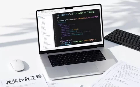 HTML如何加载视频？前端网页嵌入视频代码