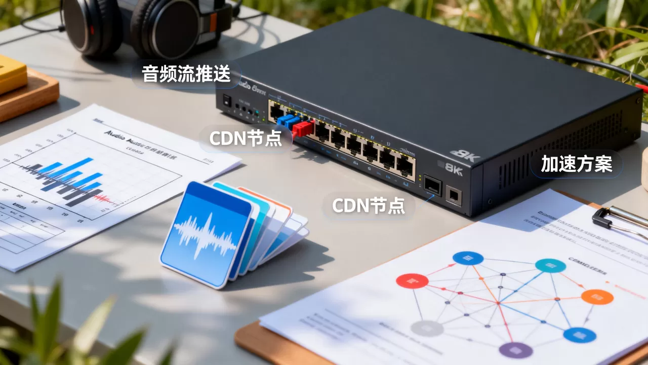 如何推送音频流到CDN？音频流媒体CDN加速方案