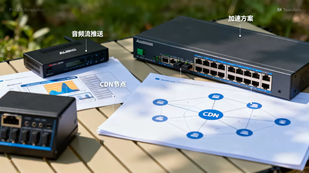 如何推送音频流到CDN？音频流媒体CDN加速方案