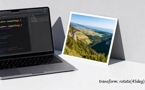 html怎么旋转图片？css3 transform实现图片旋转