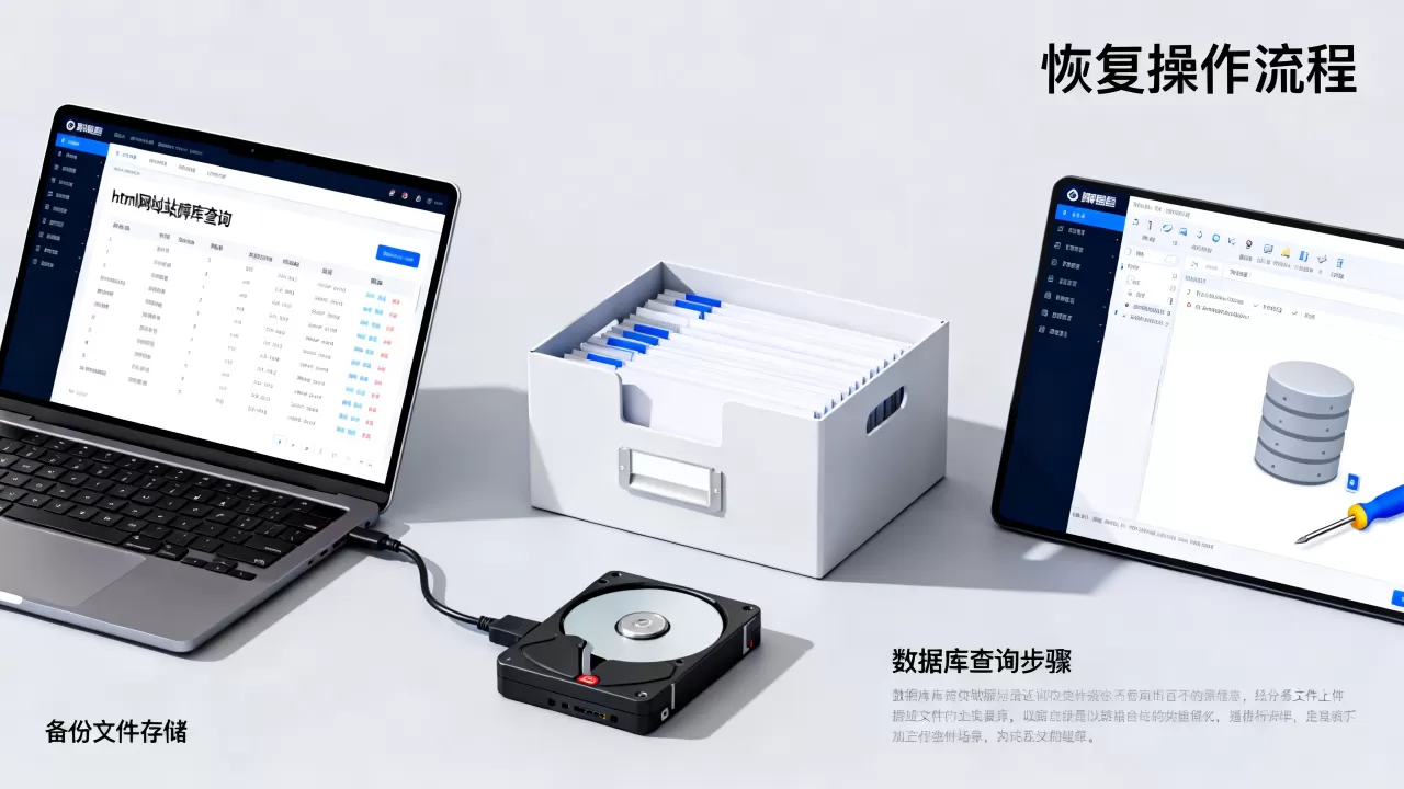 html网站数据库怎么查？如何备份和恢复html网站数据库