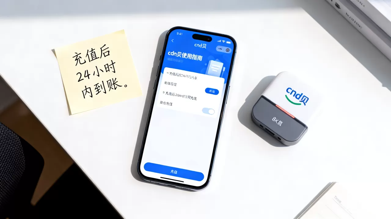 cdn贝怎么使用，cdn贝充值后多久到账