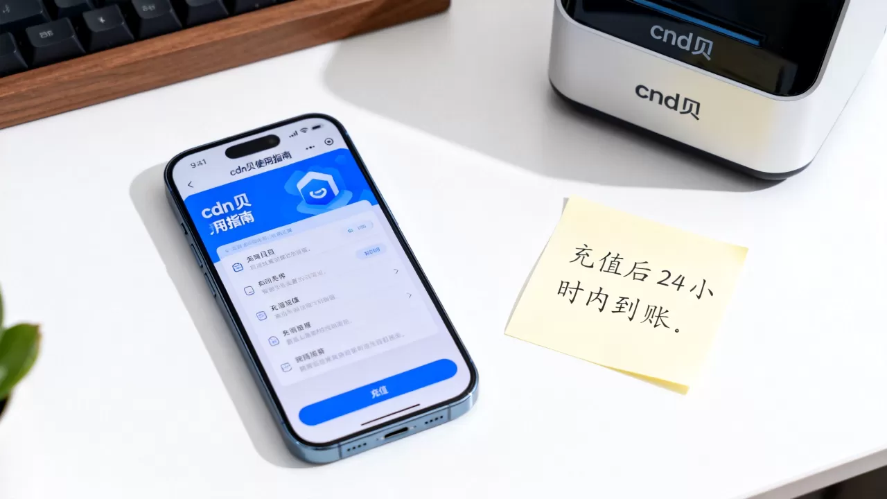 cdn贝怎么使用，cdn贝充值后多久到账