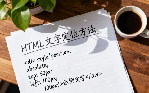 HTML文字如何定位？html文字定位代码怎么写