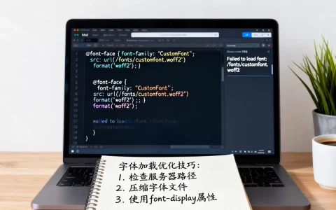 html加载服务器字体失败怎么办？前端字体加载优化技巧