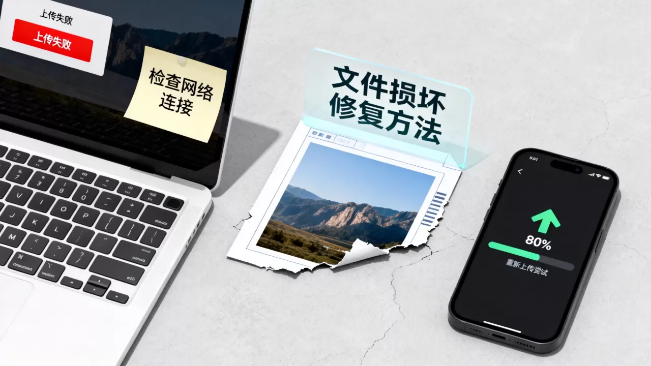 上传图片失败怎么办？图片上传后显示损坏怎么解决
