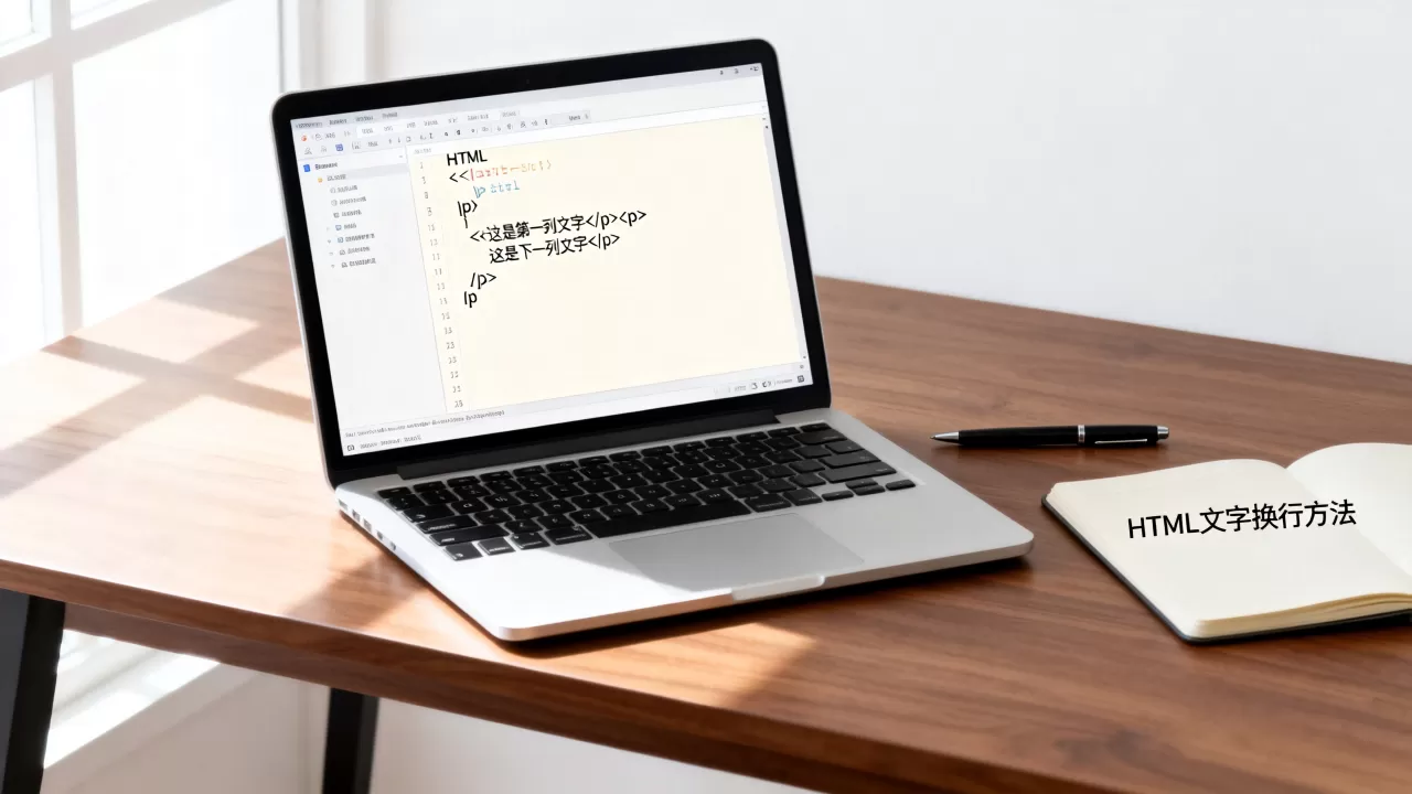 html文字下一列怎么设置？html中让文字换行下一列