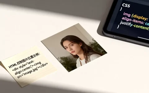 HTML怎么控制图片位置？CSS图片垂直居中代码