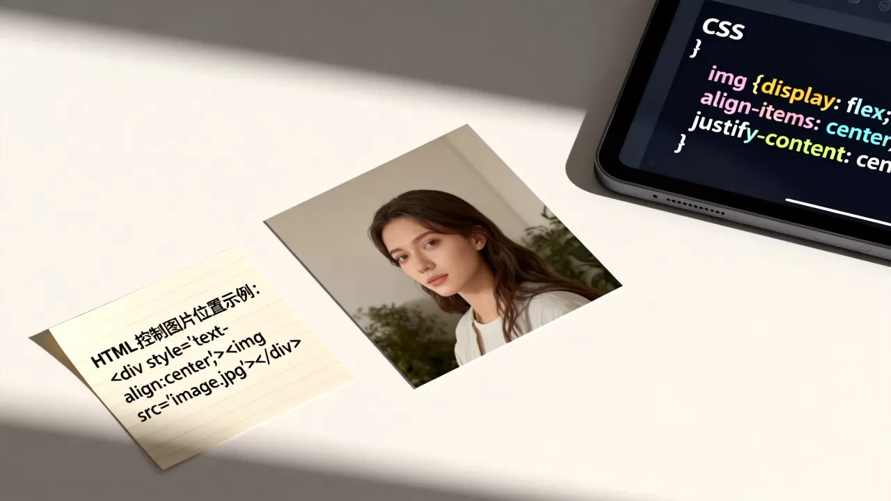 HTML怎么控制图片位置?CSS图片垂直居中代码 HTML怎么控制图片位置?CSS图片垂直居中代码