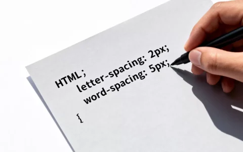 HTML文字间距怎么设置？html文字间的间距怎么调