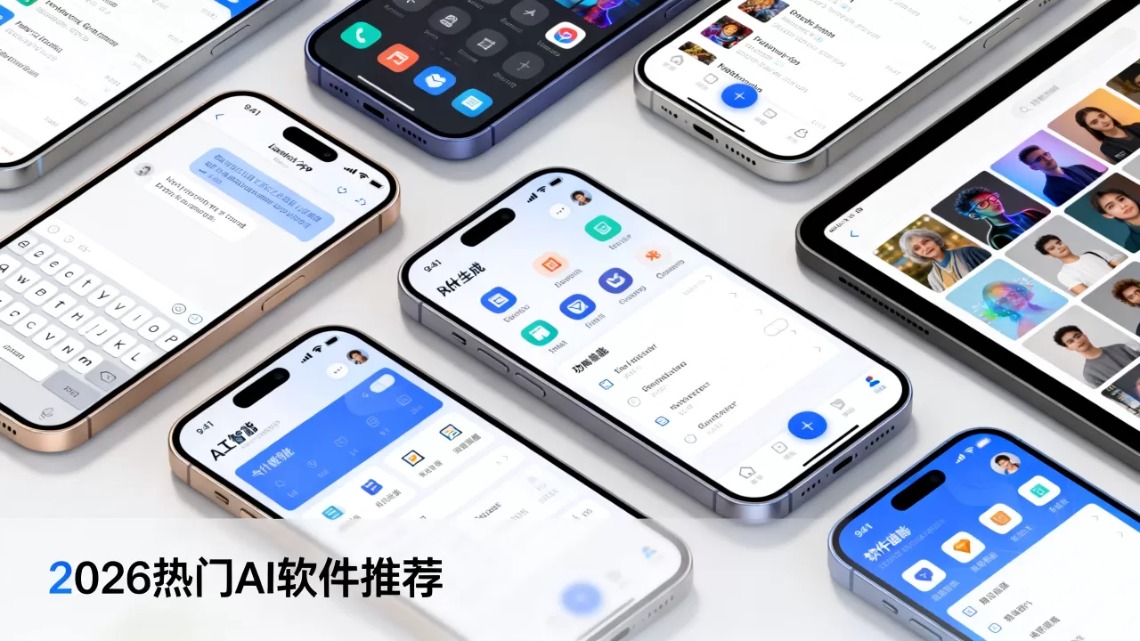 AI人工智能App哪个好用?2026热门人工智能软件推荐 AI人工智能App哪个好用?2026热门人工智能软件推荐