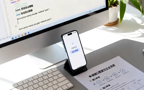 html短信验证模板怎么写？发送短信验证码接口怎么申请