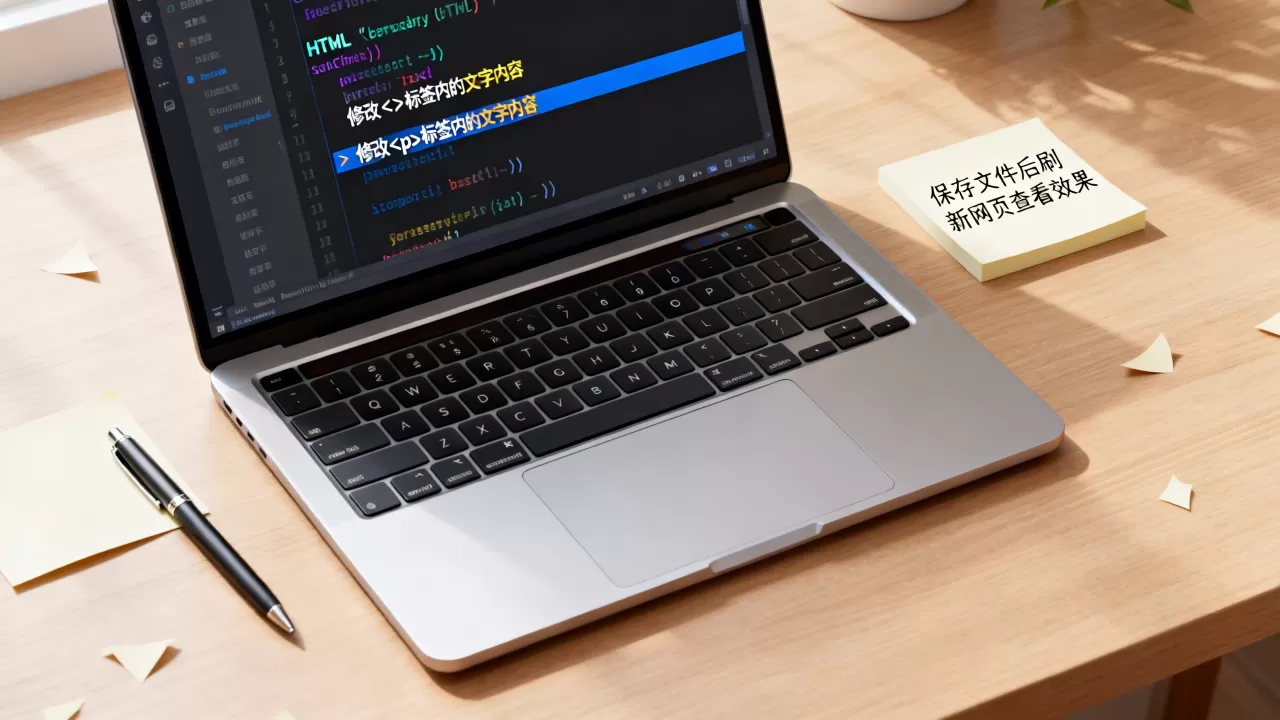 html怎么改文字？修改网页文字的具体方法