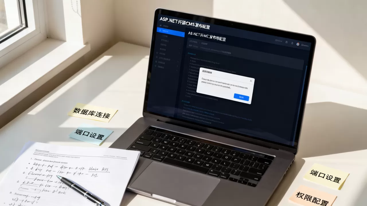 ASP.NET开源CMS发布服务配置出错怎么办？asp.net cms系统搭建教程