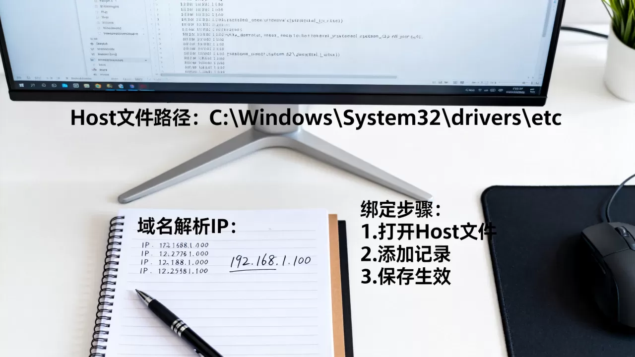 Host绑定网站怎么操作?如何设置Host绑定指定域名 Host绑定网站怎么操作?如何设置Host绑定指定域名
