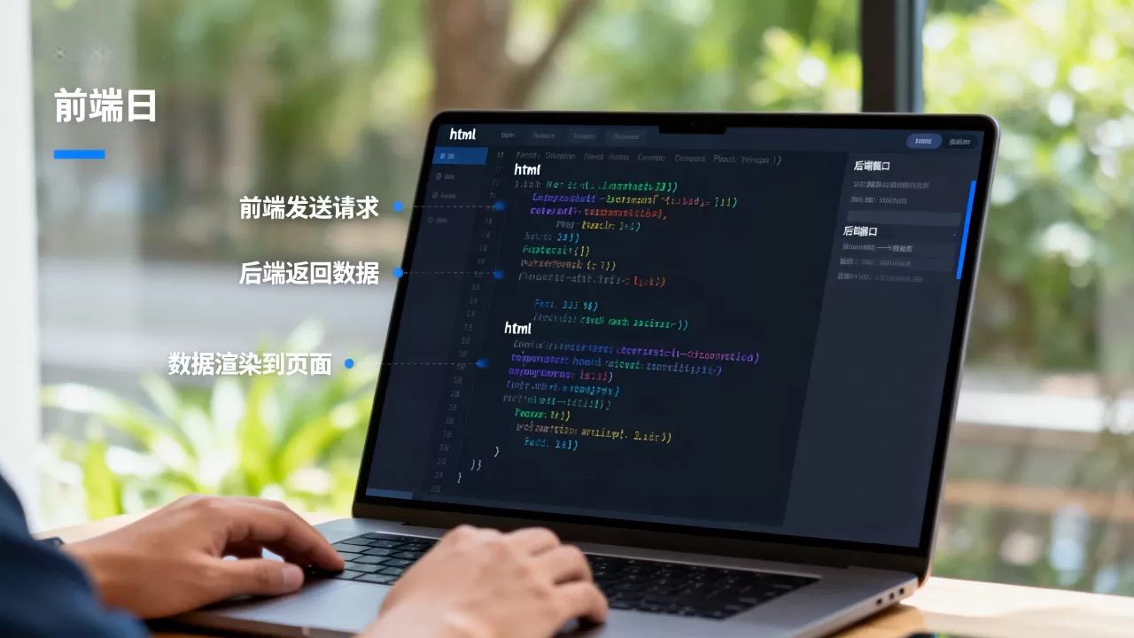 html如何加载数据库数据？前端调用后端接口获取数据