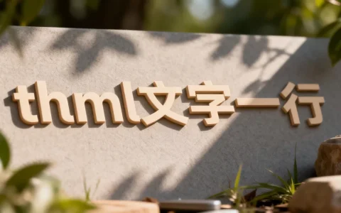 html文字一行