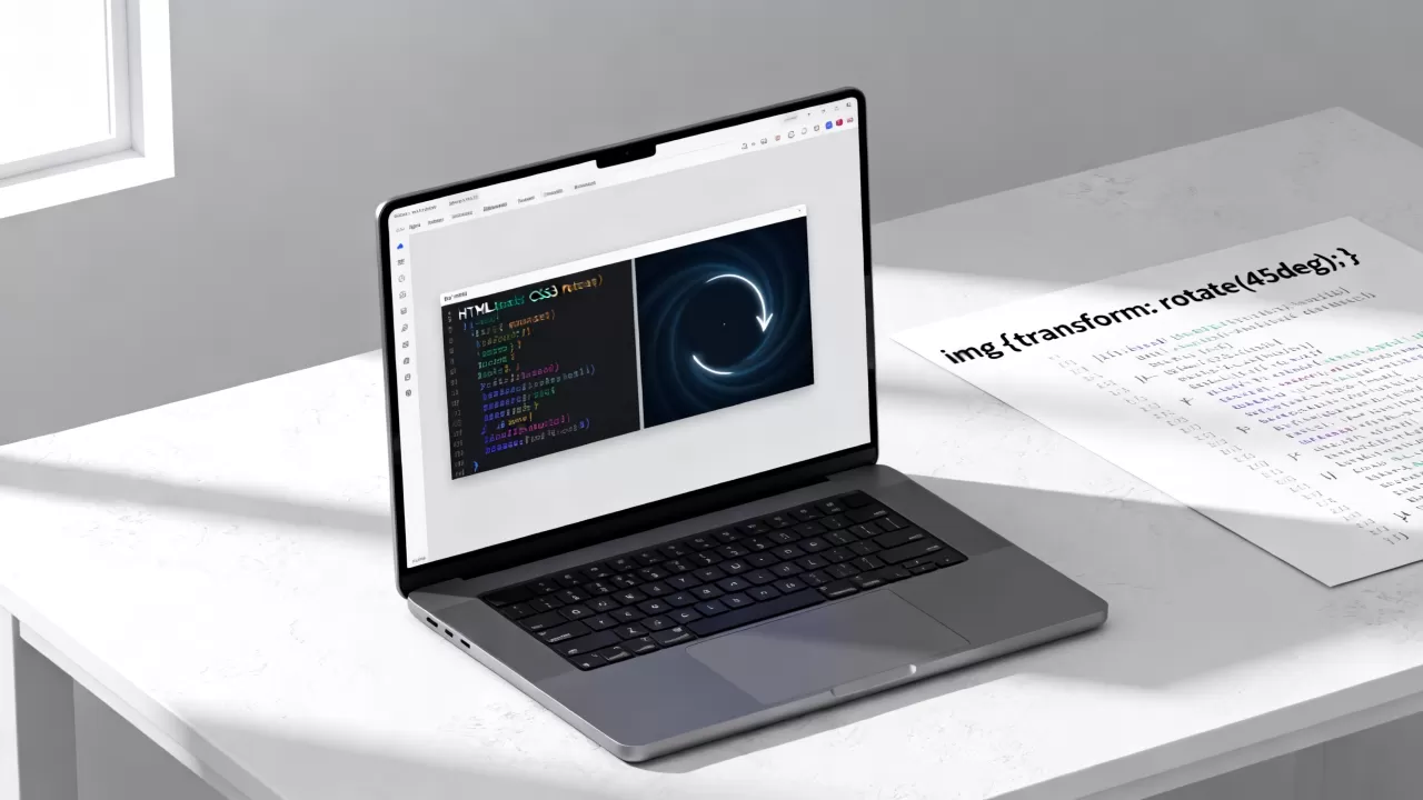 HTML图片如何旋转?css3实现图片旋转代码 HTML图片如何旋转?css3实现图片旋转代码