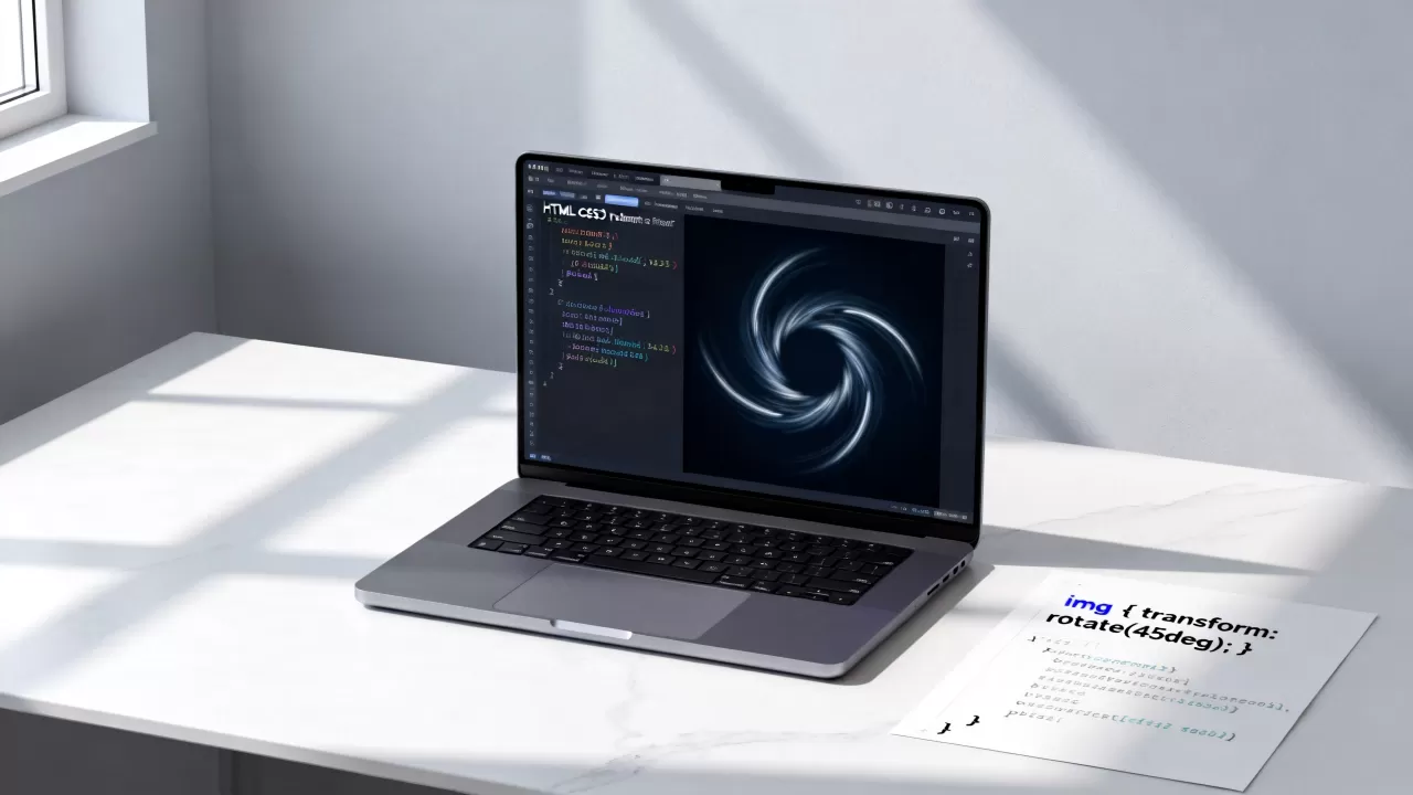 HTML图片如何旋转?css3实现图片旋转代码 HTML图片如何旋转?css3实现图片旋转代码