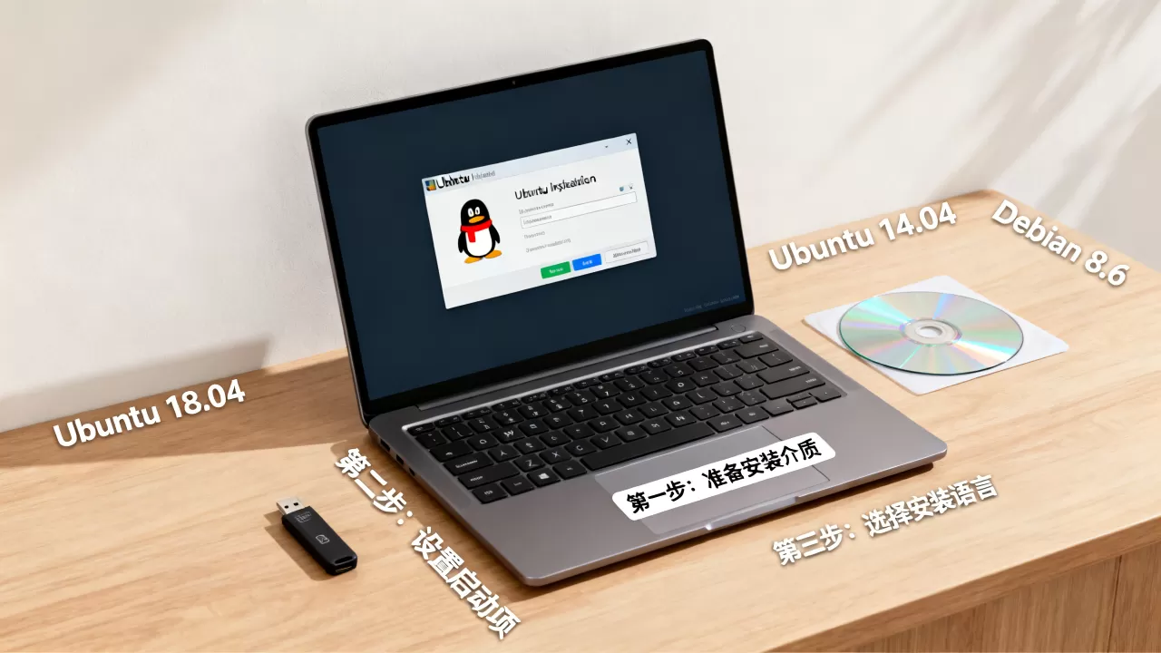 Ubuntu 18.04/16.04/14.04/Debian 8.6怎么安装?Linux系统安装教程 Ubuntu 18.04/16.04/14.04/Debian 8.6怎么安装?Linux系统安装教程