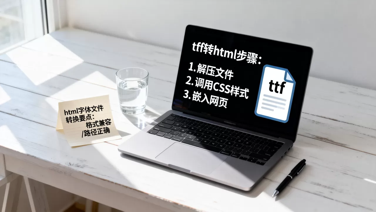 html文字ttf怎么转？html字体文件怎么转