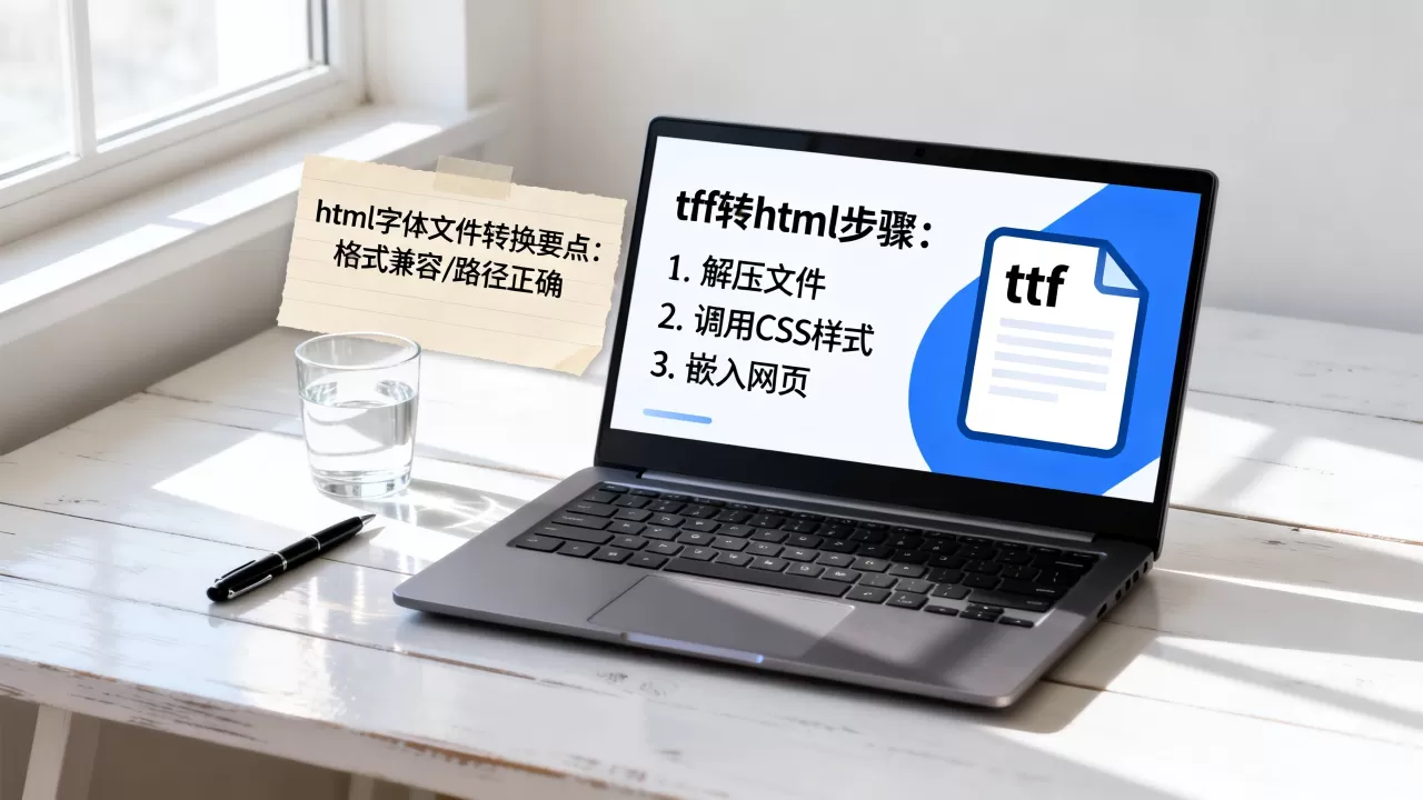 html文字ttf怎么转？html字体文件怎么转