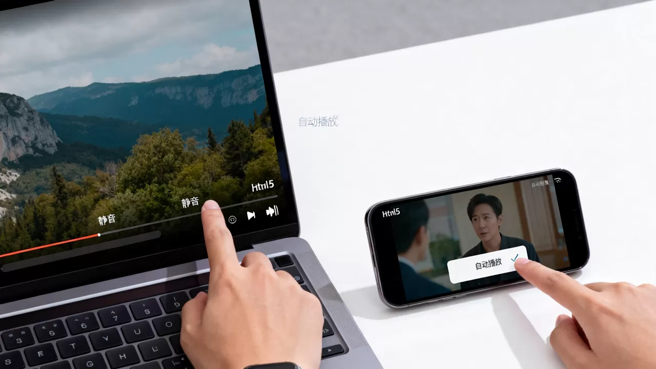 html5视频怎么静音？html5视频自动播放静音
