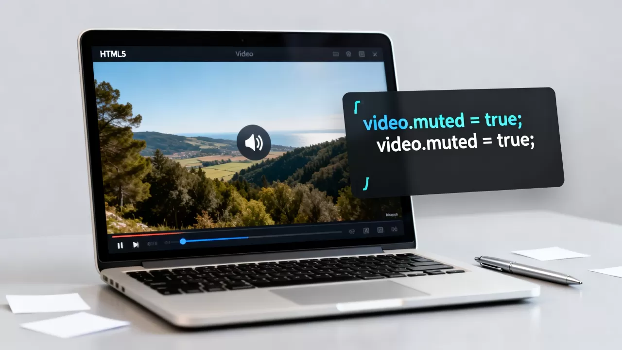 HTML5视频怎么静音?html5视频静音代码怎么写 HTML5视频怎么静音?html5视频静音代码怎么写