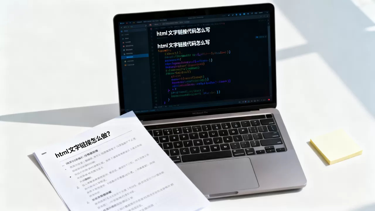 html文字链接怎么做？html文字链接代码怎么写