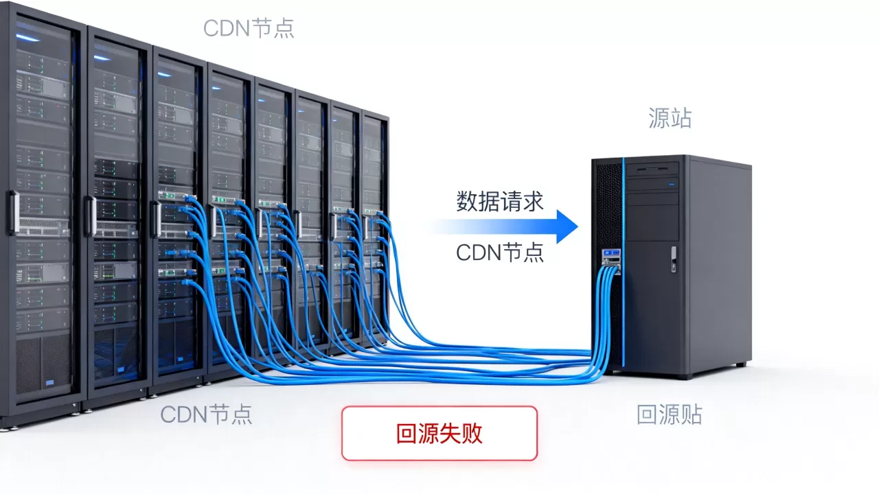 CDN回源过程是怎样的?CDN回源失败怎么办 CDN回源过程是怎样的?CDN回源失败怎么办