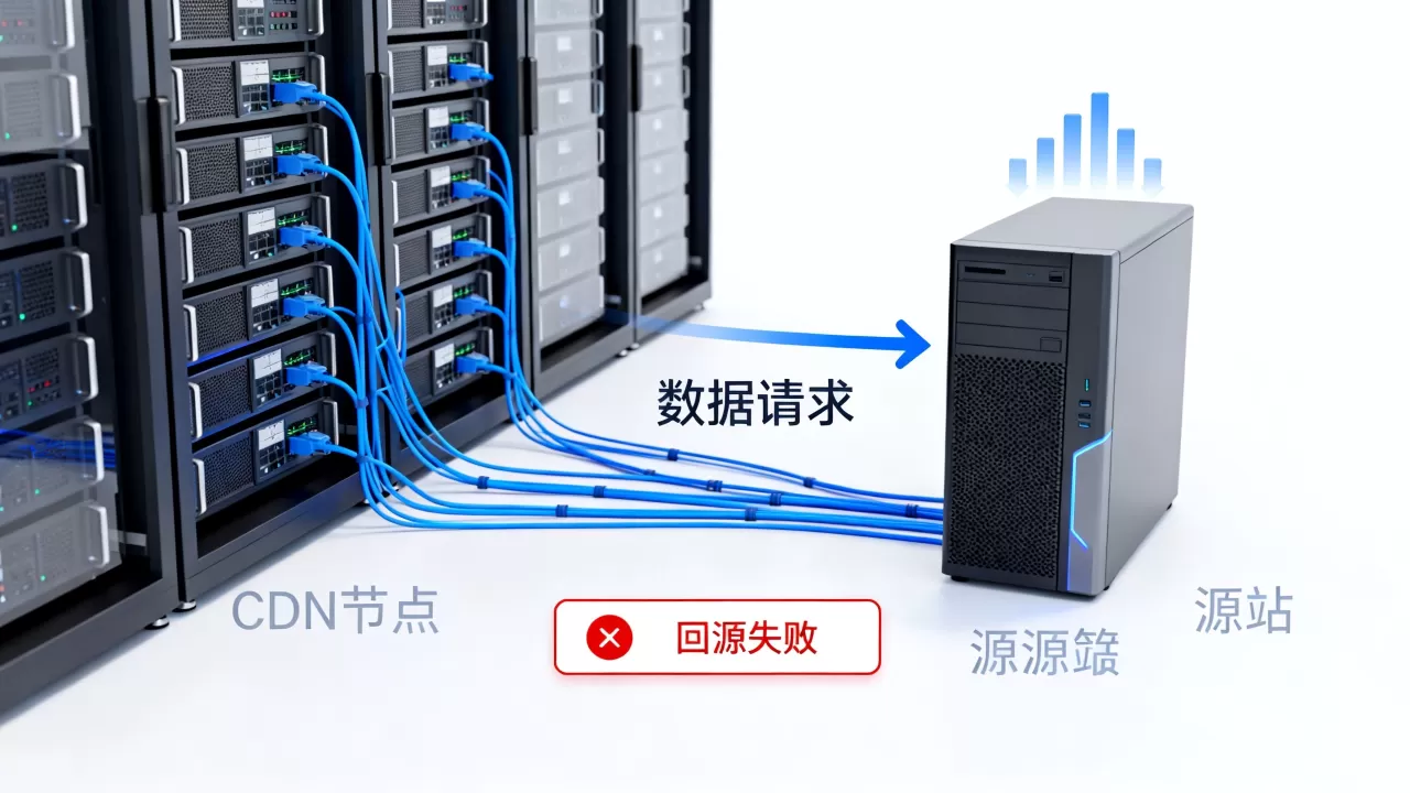 CDN回源过程是怎样的?CDN回源失败怎么办 CDN回源过程是怎样的?CDN回源失败怎么办