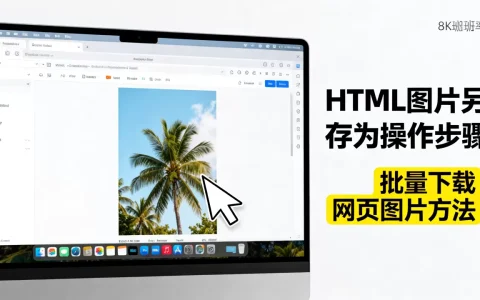 HTML图片另存为怎么操作？如何批量下载网页图片