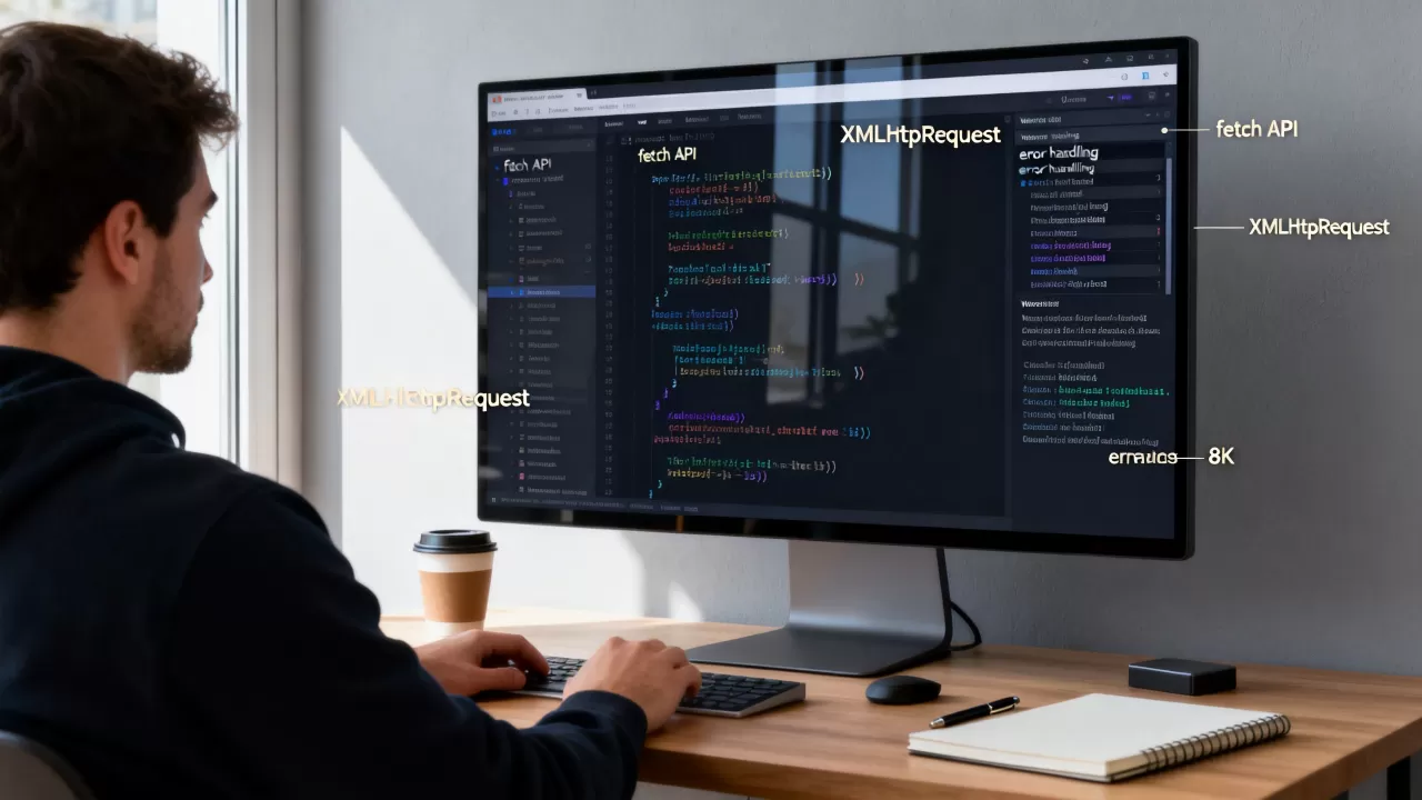 html5怎么发送网络请求，前端ajax请求失败怎么解决